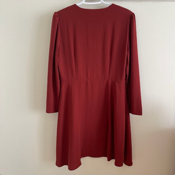 Gilli Burgundy, Button-Up Dress - Picture 2 of 4